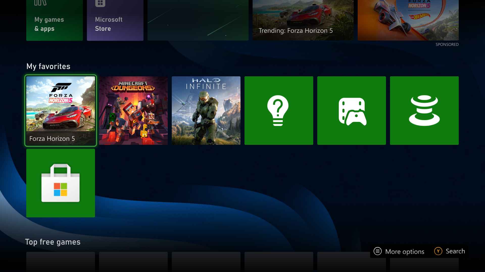 Главный экран Xbox получит много новых "экспериментальных" изменений на этой неделе