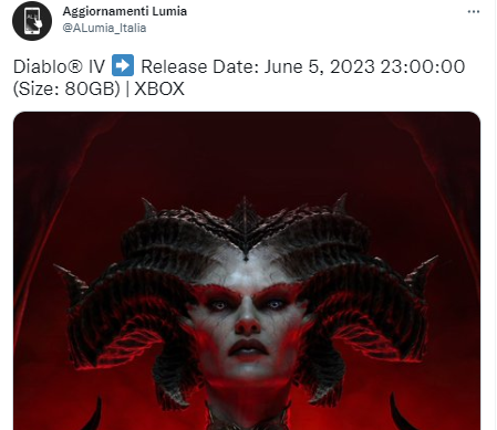 В Microsoft Store обнаружили дату релиза Diablo IV - игра выйдет в июне