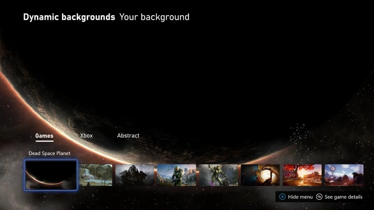 Новый динамический фон стал доступен на Xbox Series X | S: с сайта NEWXBOXONE.RU
