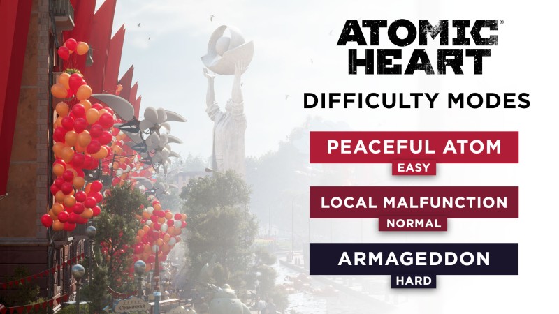 В Atomic Heart на старте игрокам будут доступны 3 уровня сложности: с сайта NEWXBOXONE.RU