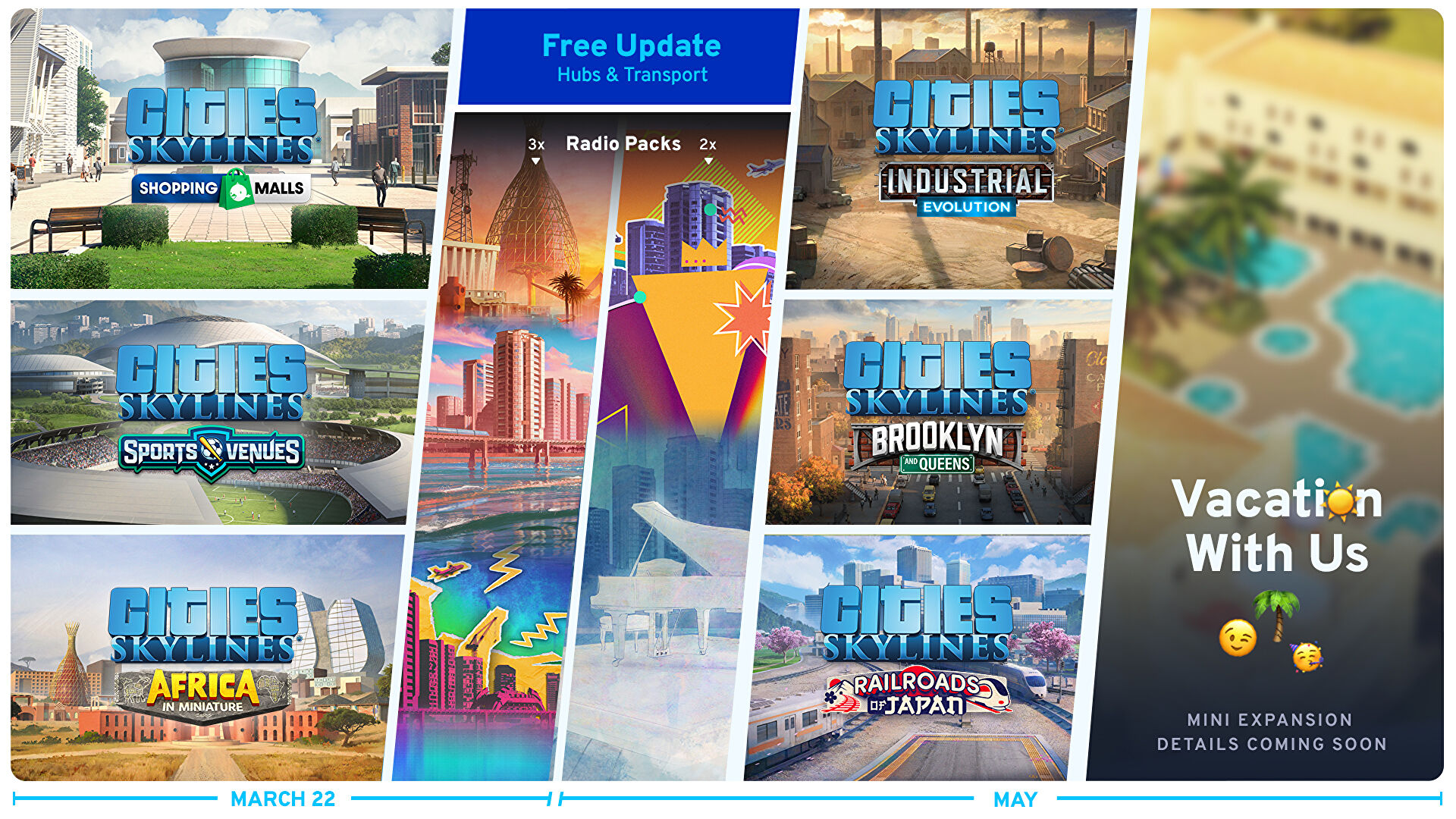 Поддержка Cities: Skylines подходит к концу, последний новый контент появится в мае: с сайта NEWXBOXONE.RU
