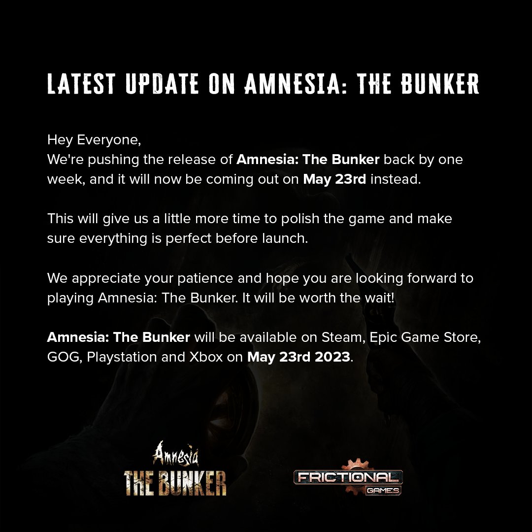 Создатели Amnesia: The Bunker удалили упоминания о выходе игры в Game Pass: с сайта NEWXBOXONE.RU