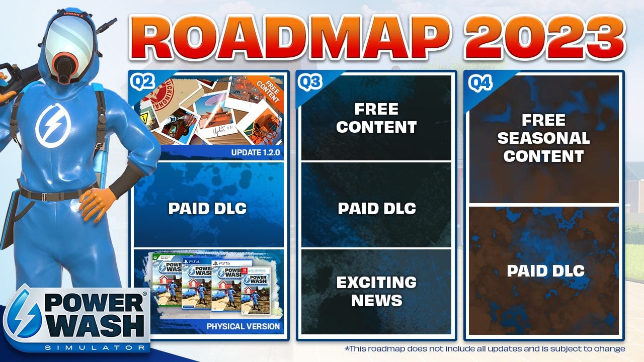 Представили дорожную карту PowerWash Simulator на 2023 год - с платным и бесплатным контентом: с сайта NEWXBOXONE.RU
