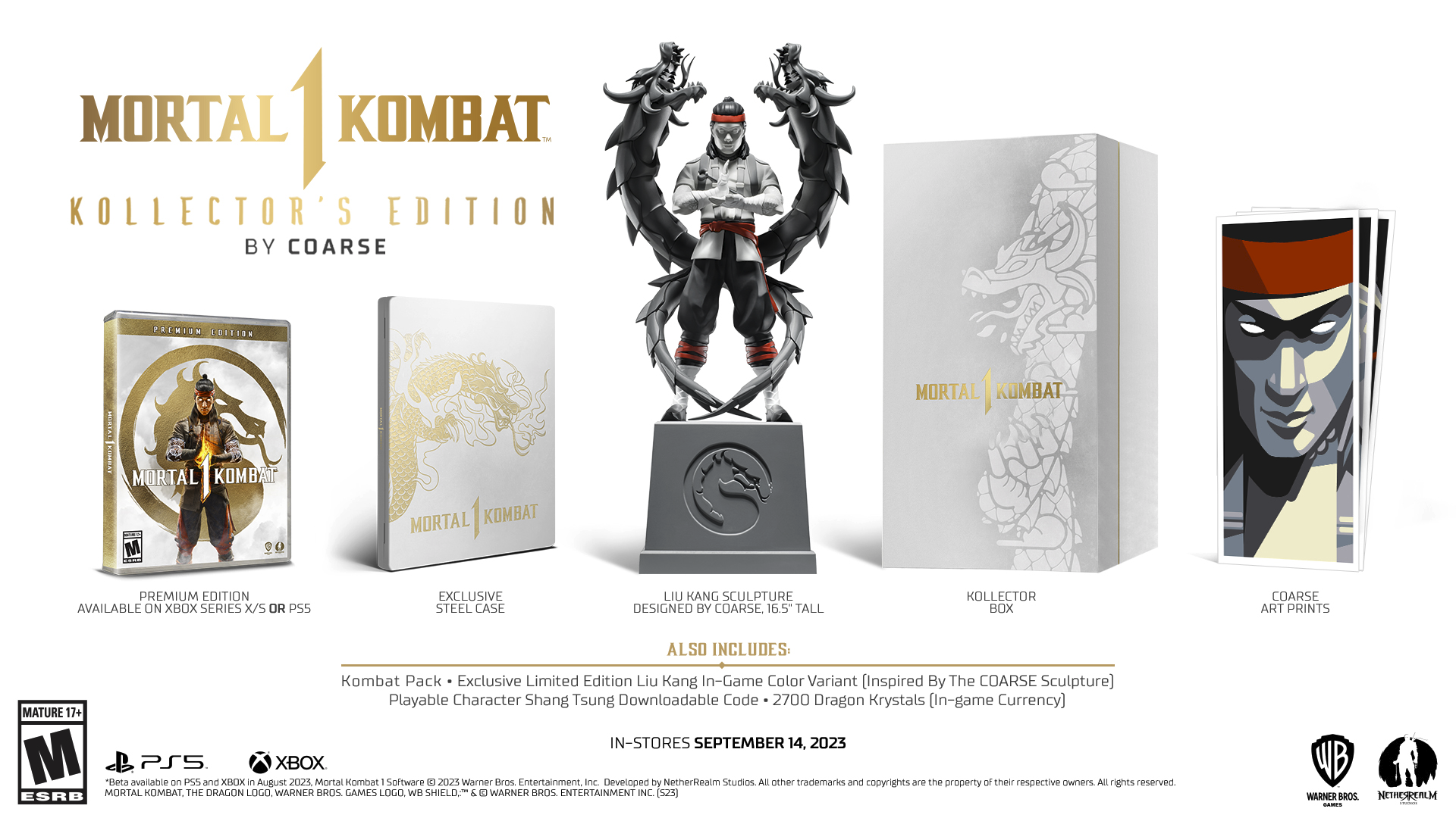 Авторы Mortal Kombat 1 показали содержимое коллекционного издания игры: с сайта NEWXBOXONE.RU