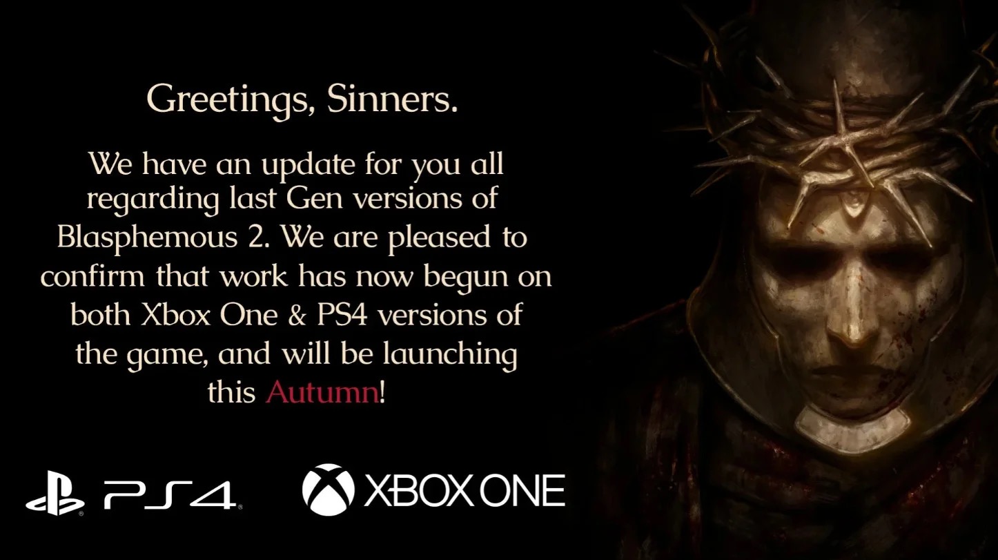 Blasphemous 2 анонсировали для Xbox One, но сперва игра выйдет на Xbox Series X | S: с сайта NEWXBOXONE.RU
