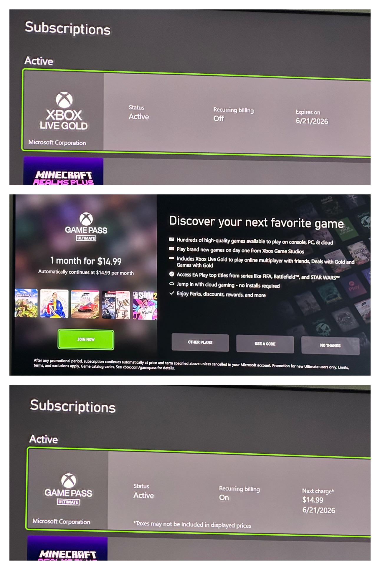 Опция выгодной конвертации Xbox Live Gold в Game Pass Ultimate продолжает работать: с сайта NEWXBOXONE.RU