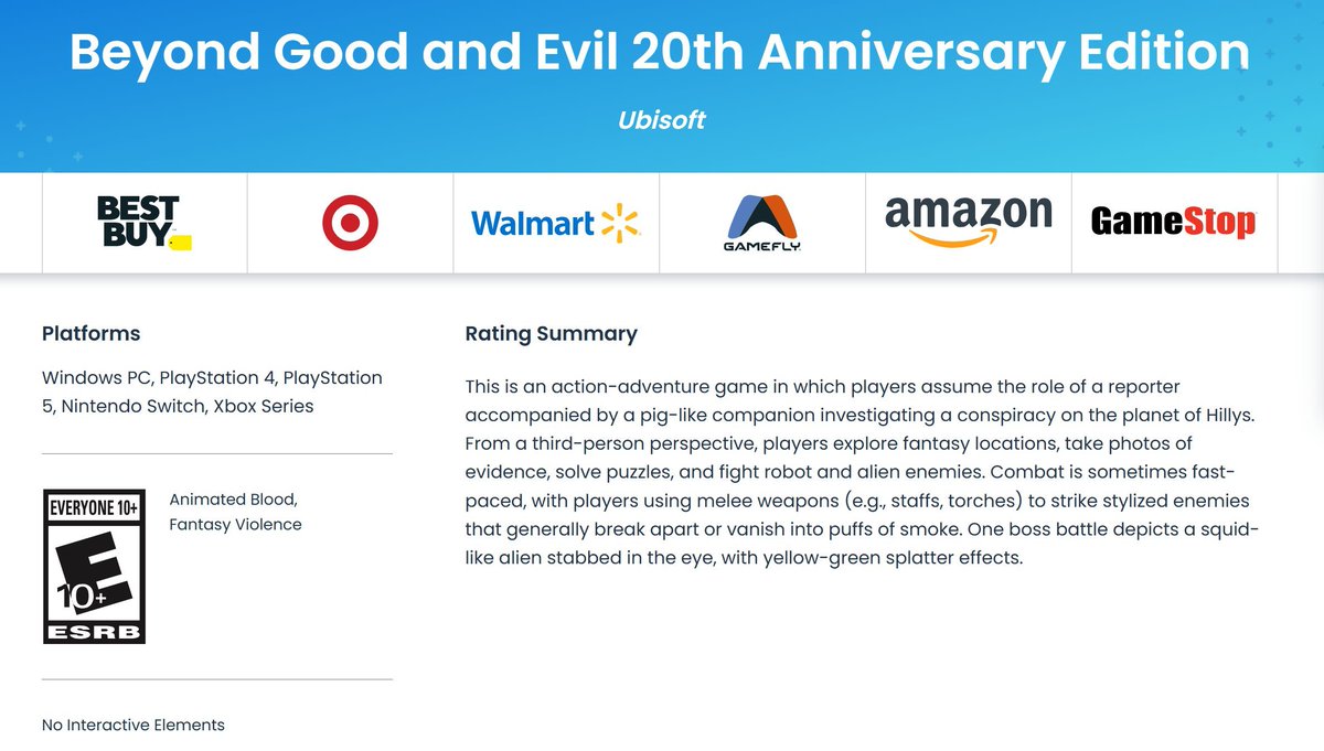Похоже, Ubisoft готовит Beyond Good and Evil 20th Anniversary Edition: с сайта NEWXBOXONE.RU