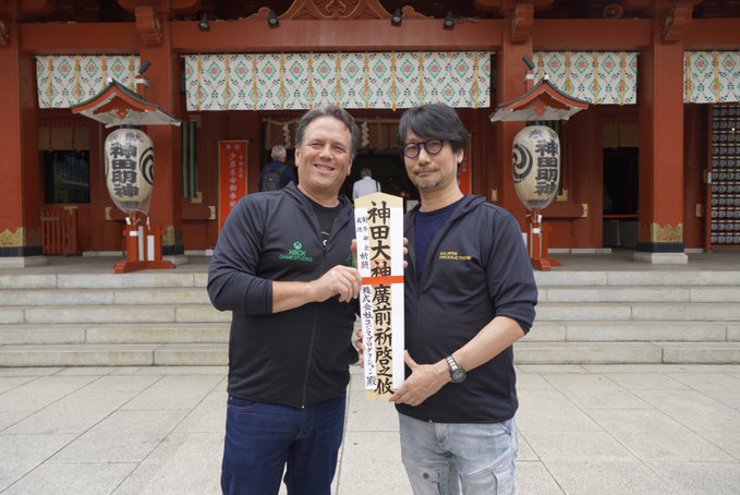 Команда Xbox посетила Kojima Productions, Хидео Кодзима опубликовал много фотографий: с сайта NEWXBOXONE.RU