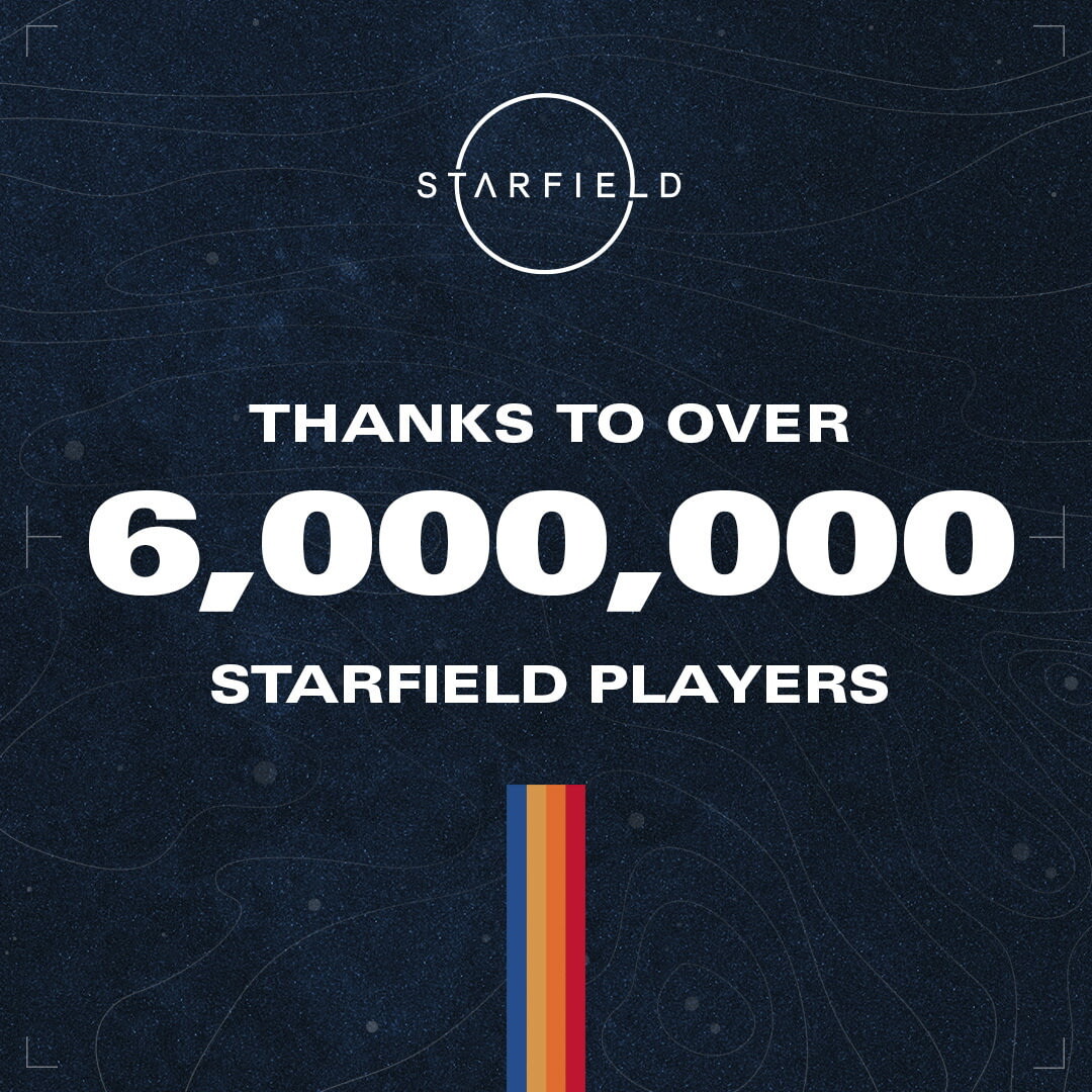 Более 6 миллионов игроков уже сыграли в Starfield, сообщила Bethesda: с сайта NEWXBOXONE.RU