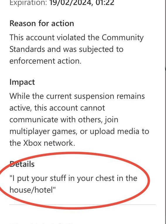 Игроки снова жалуются, что получают блокировки на Xbox за обычные фразы в играх: с сайта NEWXBOXONE.RU
